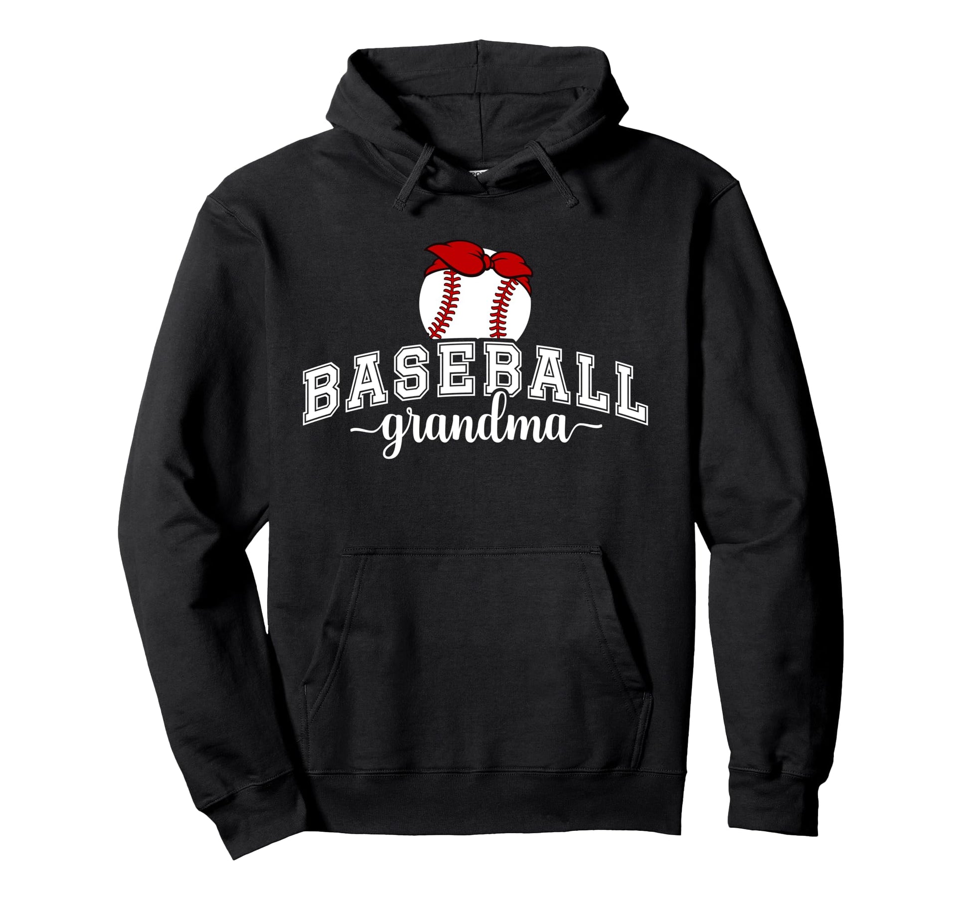 Baseball Grandma Proud Grandma Hoodie - Casual Everyday Wear Unisex - T-Shirt, Sweatshirt, Hoodie
