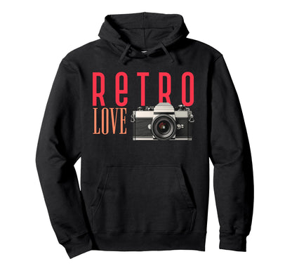 Love Camera Hoodie - Graphic Print for Adults - T-Shirt, Sweatshirt, Hoodie
