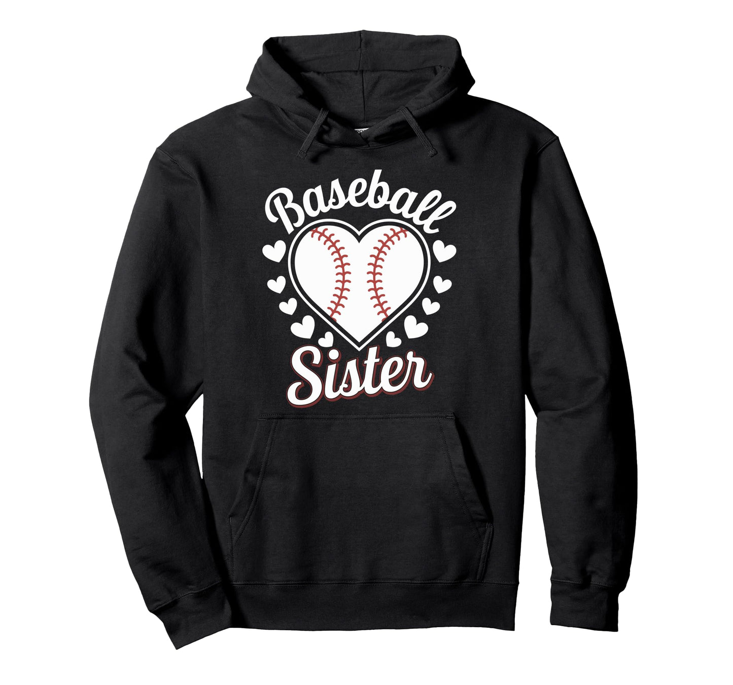 Baseball Sister Hoodie - Graphic Print Unisex - T-Shirt, Sweatshirt, Hoodie