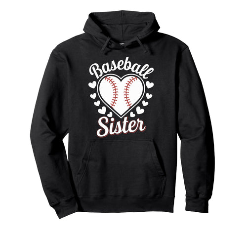 Baseball Sister Hoodie - Graphic Print Unisex - T-Shirt, Sweatshirt, Hoodie