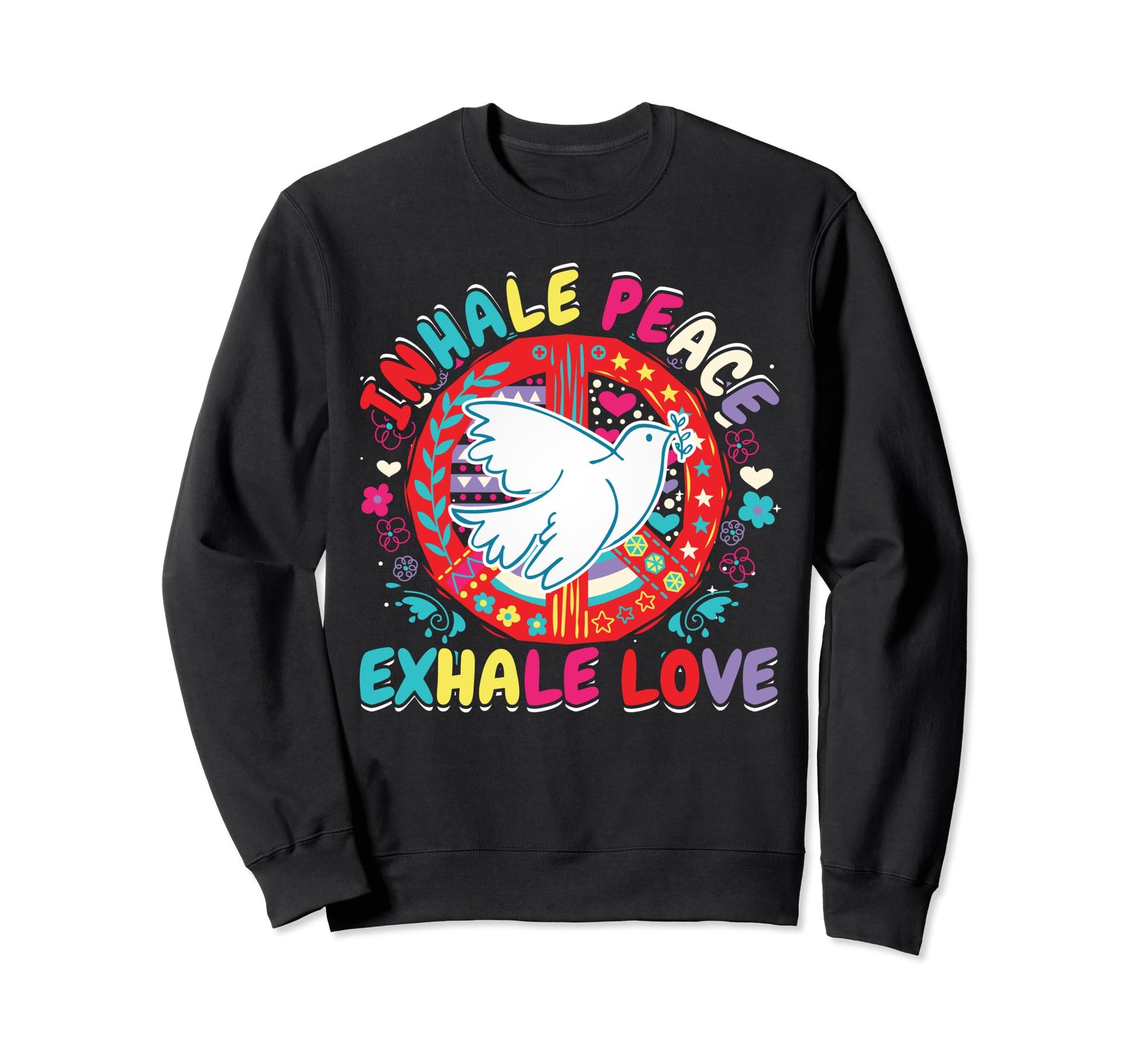 Peace Dove Love Inspirational Sweatshirt - Novelty Apparel for Adults - T-Shirt, Sweatshirt, Hoodie