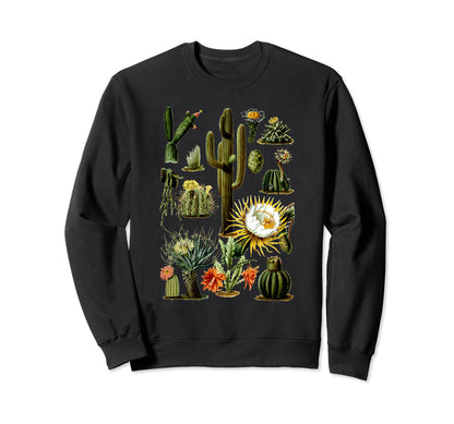 70S Boho Botany Botanical Cactus Sweatshirt - Minimalist Print Unisex - T-Shirt, Sweatshirt, Hoodie