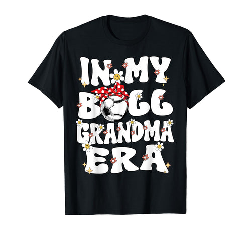 My Ball Grandma Era Groovy Baseball Soccer T-Shirt - Trendy Graphic Unisex - T-Shirt, Sweatshirt, Hoodie