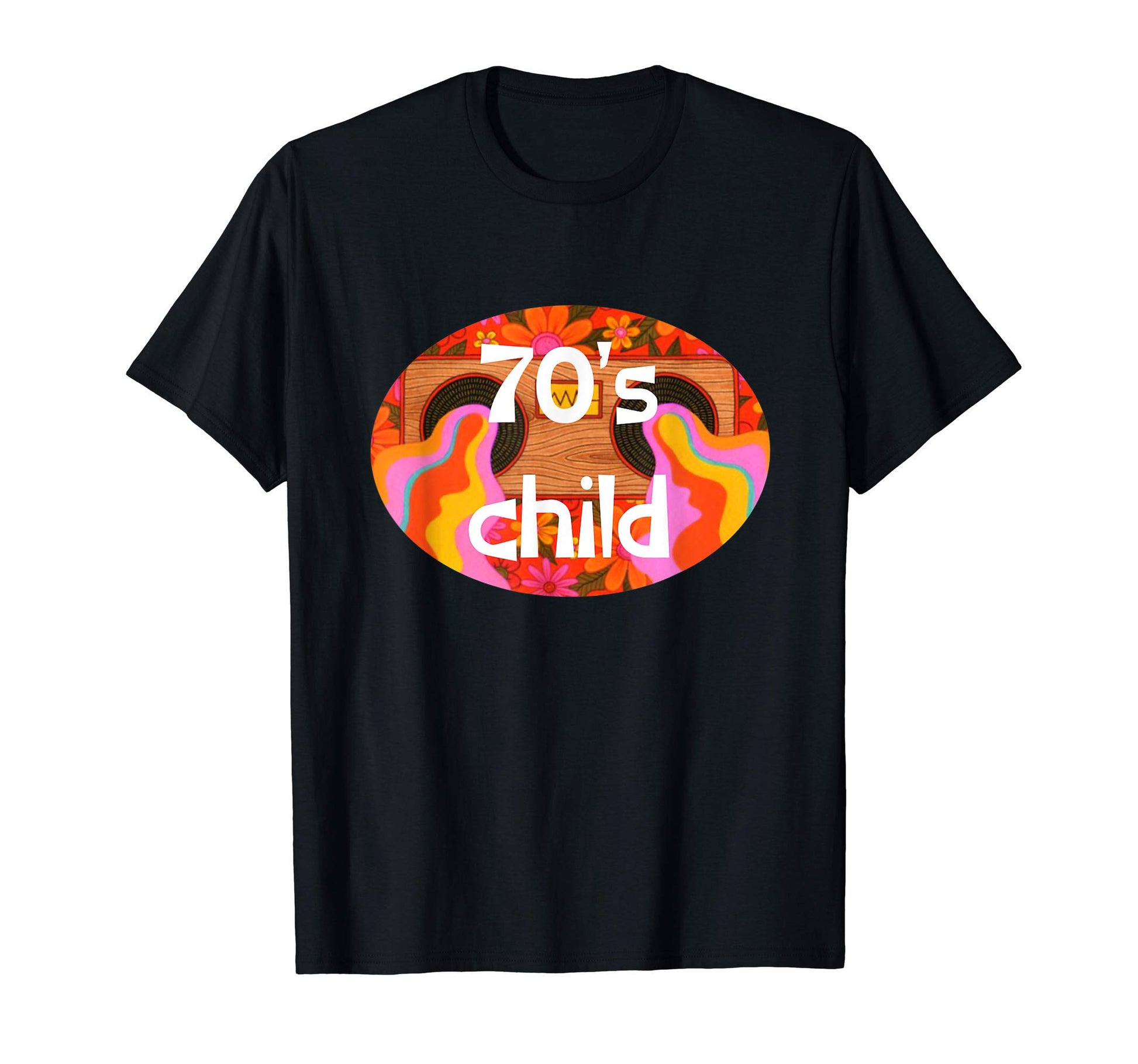 Hippie Peace Love 70S Child T-Shirt - Casual Everyday Wear Men Women - T-Shirt, Sweatshirt, Hoodie