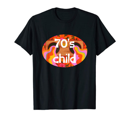 Hippie Peace Love 70S Child T-Shirt - Casual Everyday Wear Men Women - T-Shirt, Sweatshirt, Hoodie