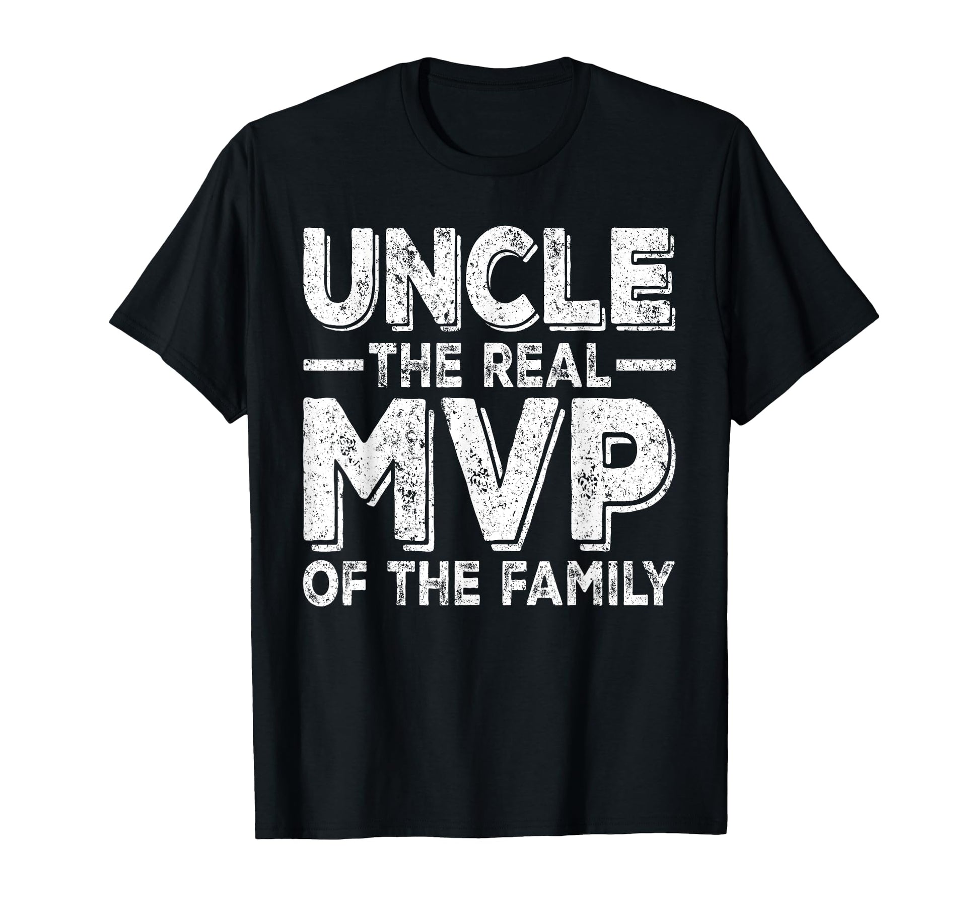 Uncle Baseball Uncle Real Mvp Family T-Shirt - Custom Art Print for Adults - T-Shirt, Sweatshirt, Hoodie