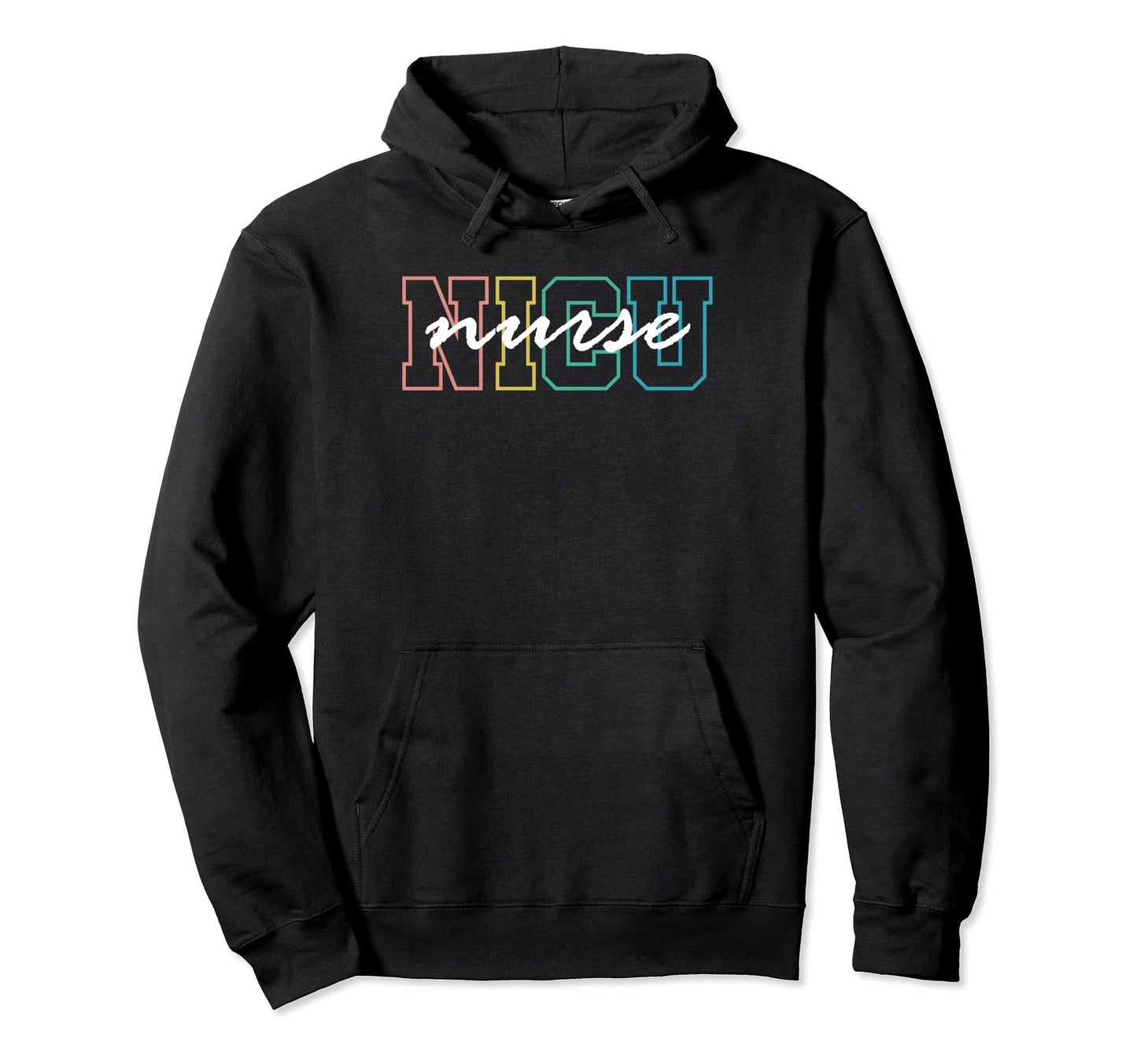 Nicu Nurse Icu Neonatal Boho Rainbow Hoodie - Novelty Apparel Men Women - T-Shirt, Sweatshirt, Hoodie