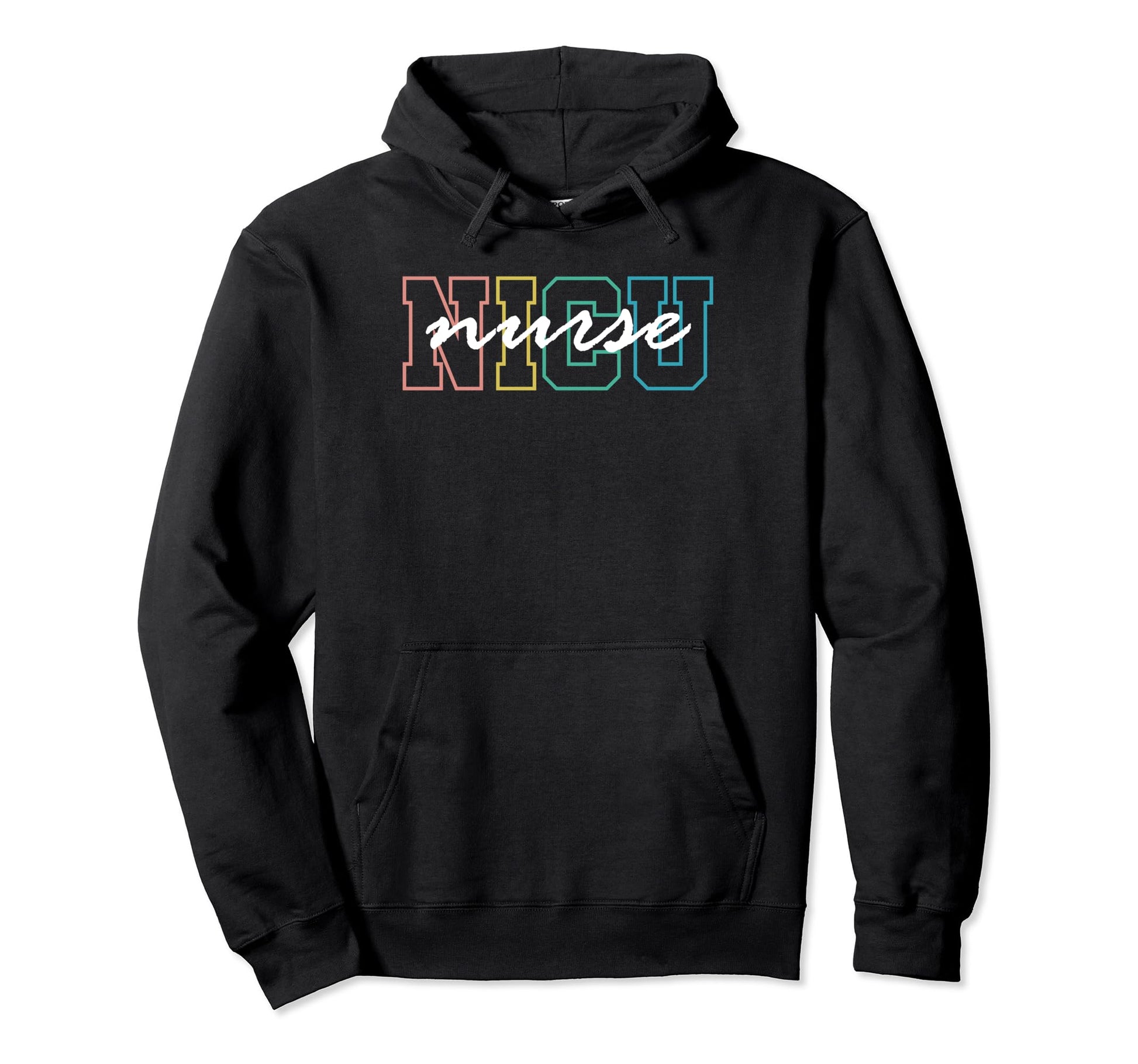 Nicu Nurse Icu Neonatal Boho Rainbow Hoodie - Novelty Apparel Men Women - T-Shirt, Sweatshirt, Hoodie