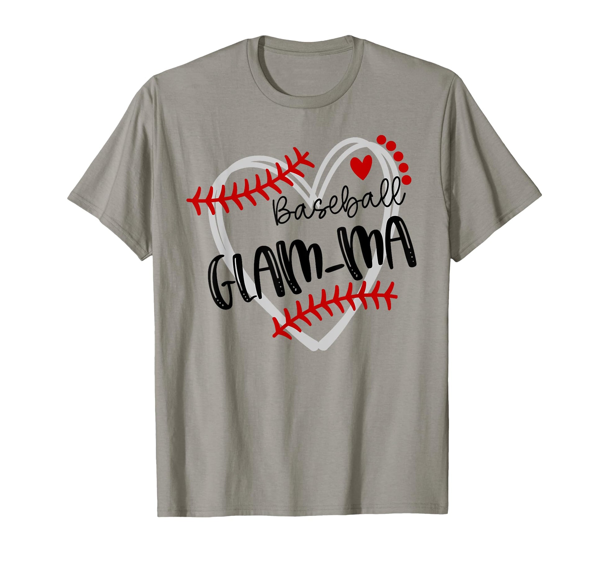 Personalized Baseball Heart Glam Ma T-Shirt - Streetwear Style Unisex - T-Shirt, Sweatshirt, Hoodie