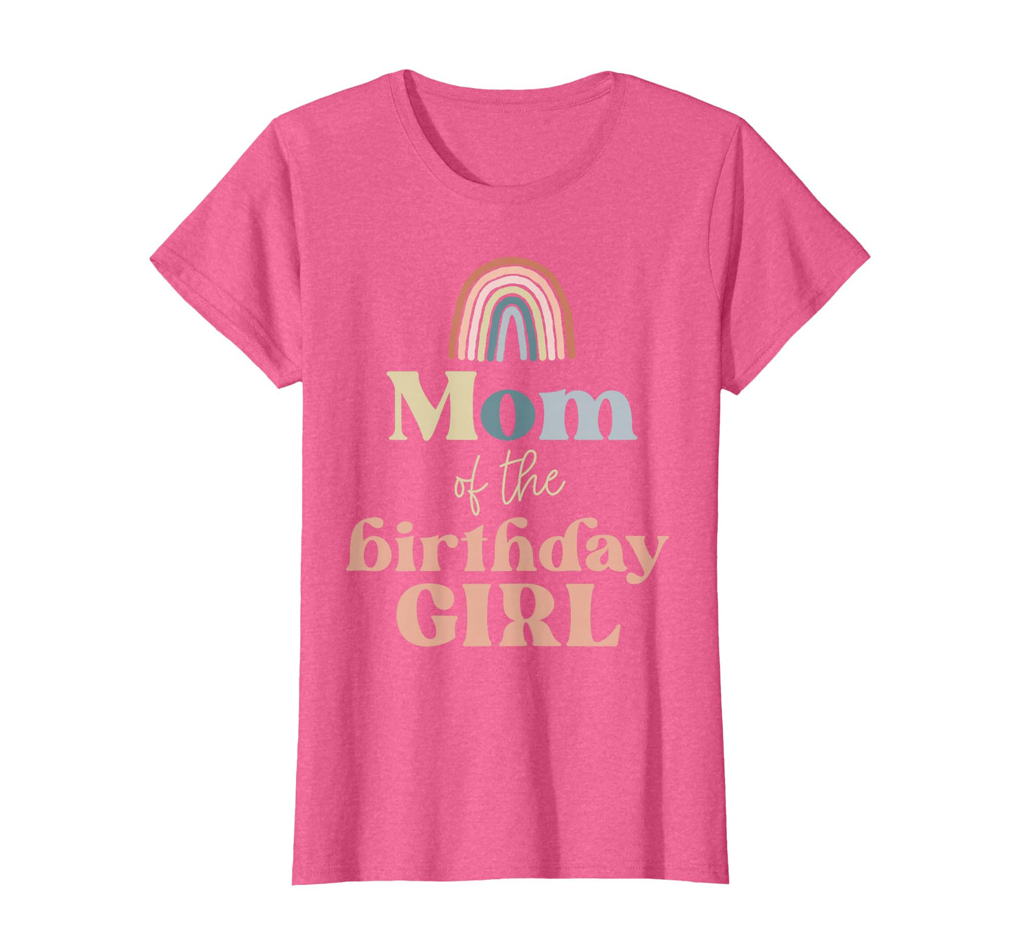 Mom Birthday Boho Rainbow Party Supplies T-Shirt - Novelty Apparel Unisex - T-Shirt, Sweatshirt, Hoodie