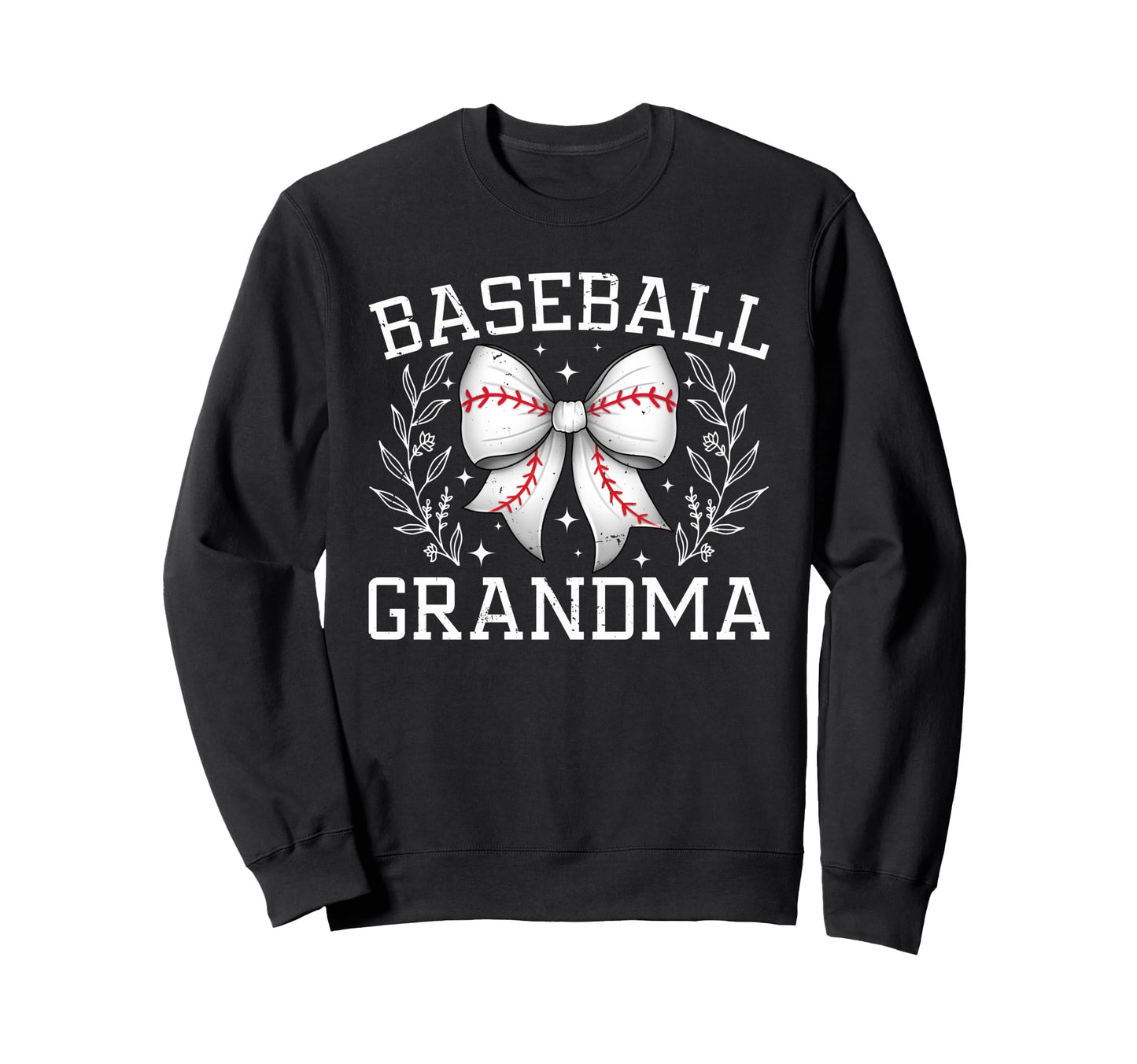 Coquette Bow Baseball Grandma Game Sweatshirt - Graphic Print for Adults - T-Shirt, Sweatshirt, Hoodie