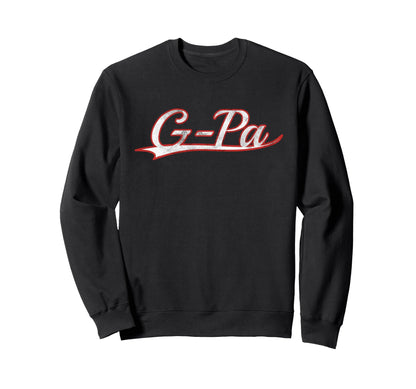 G Pa Grandpa Family Varsity Sweatshirt - Minimalist Print Men Women - T-Shirt, Sweatshirt, Hoodie