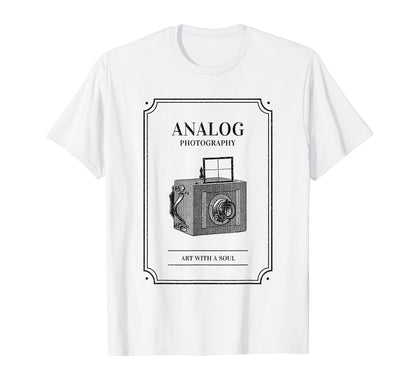 Analog Photography Art Soul Camera T-Shirt - Novelty Apparel Unisex - T-Shirt, Sweatshirt, Hoodie