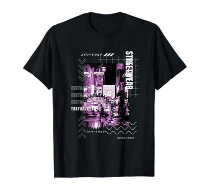 Vaporwave Aesthetic Lofi Japan 80S T-Shirt - Minimalist Print Men Women - T-Shirt, Sweatshirt, Hoodie