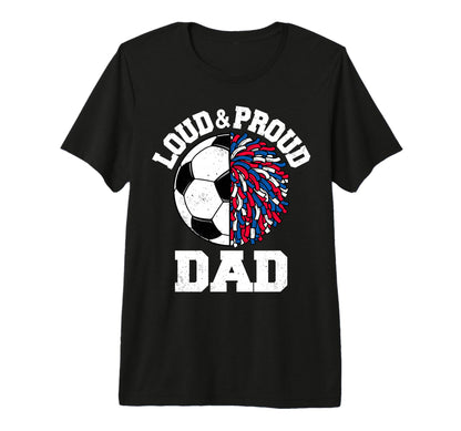 Mens Loud Proud Soccer T-Shirt - Casual Everyday Wear for Adults - T-Shirt, Sweatshirt, Hoodie