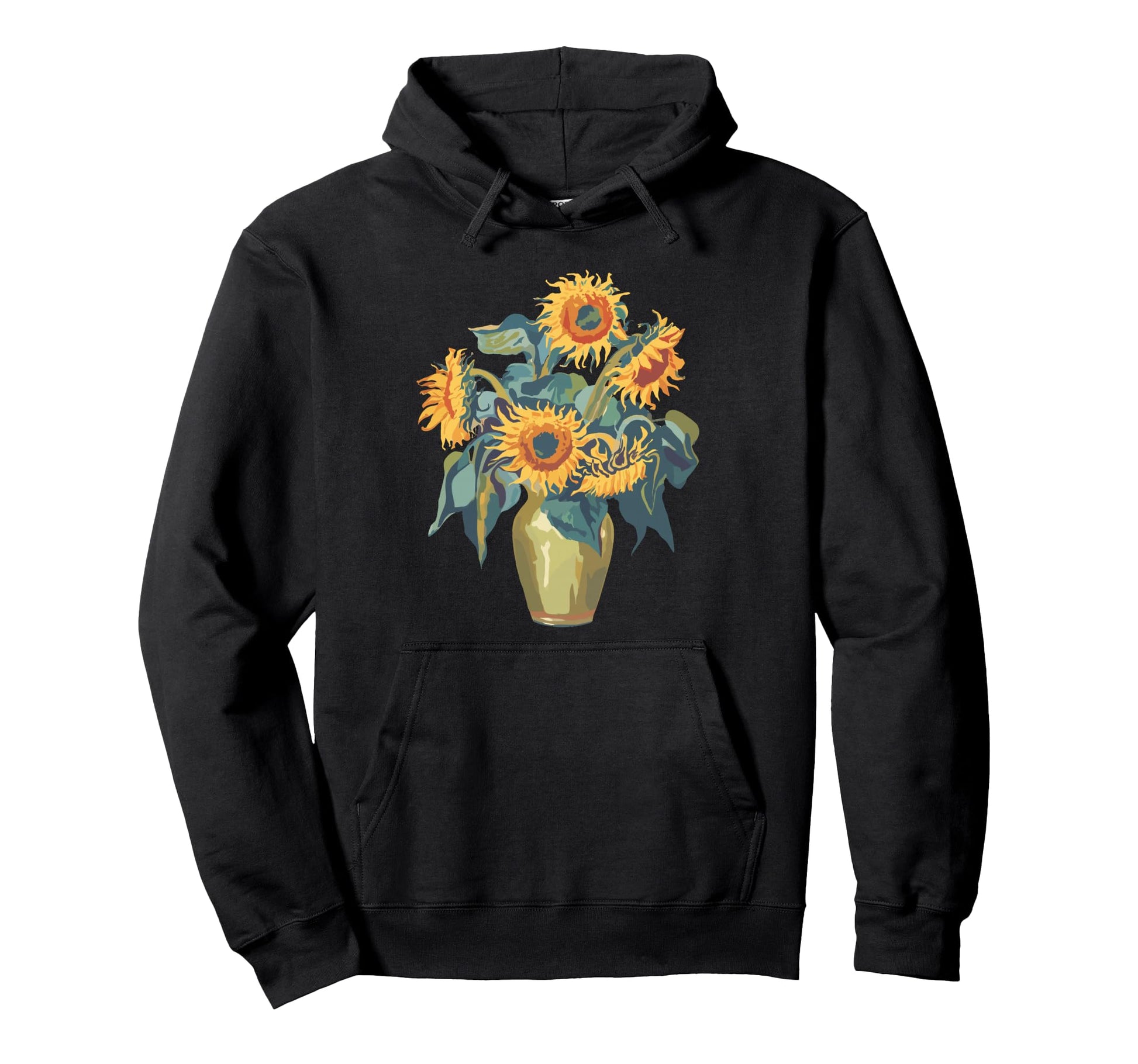 Boho Flower Block Hoodie - Custom Art Print Unisex - T-Shirt, Sweatshirt, Hoodie