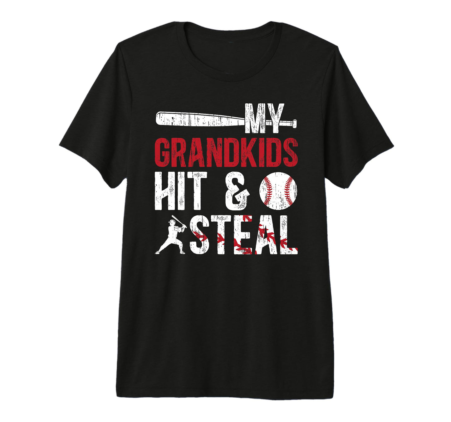 Mens Baseball Grandpa Funny Grandpa T-Shirt - Novelty Apparel for Adults - T-Shirt, Sweatshirt, Hoodie
