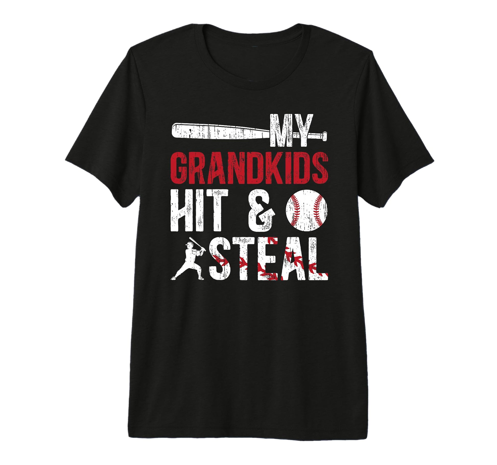 Mens Baseball Grandpa Funny Grandpa T-Shirt - Novelty Apparel for Adults - T-Shirt, Sweatshirt, Hoodie
