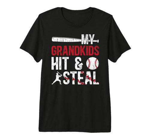 Mens Baseball Grandpa Funny Grandpa T-Shirt - Novelty Apparel for Adults - T-Shirt, Sweatshirt, Hoodie