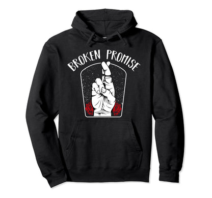Broken Promise Aesthetic Vaporwave Hoodie - Casual Everyday Wear Unisex - T-Shirt, Sweatshirt, Hoodie