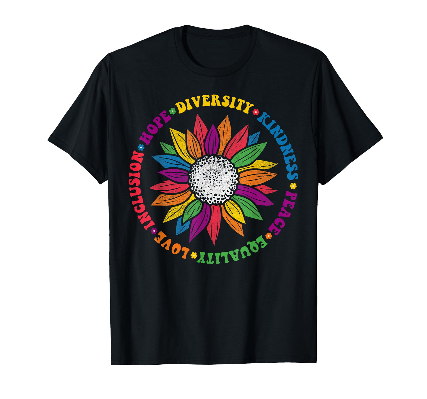 Sunflower World Peace Supporter T-Shirt - Casual Everyday Wear for Adults - T-Shirt, Sweatshirt, Hoodie