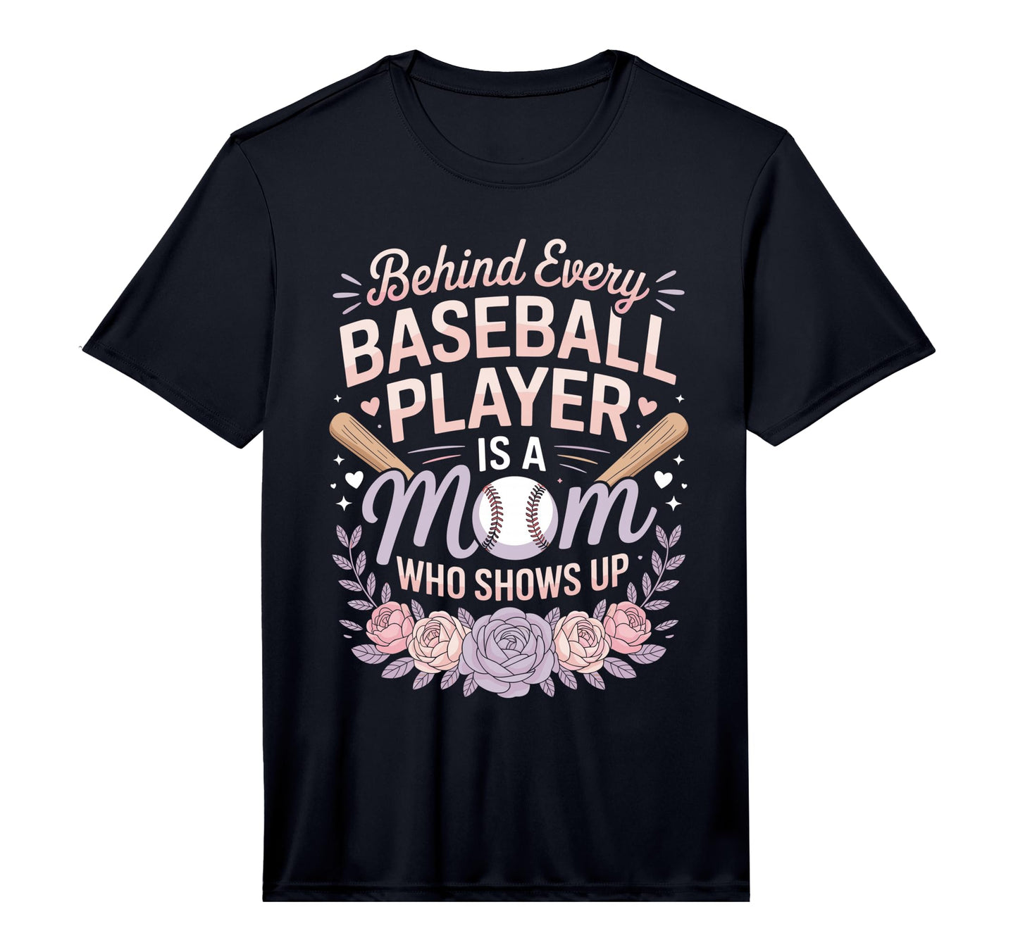 Mens Behind Every Baseball Player Is T-Shirt - Streetwear Style for Adults - T-Shirt, Sweatshirt, Hoodie