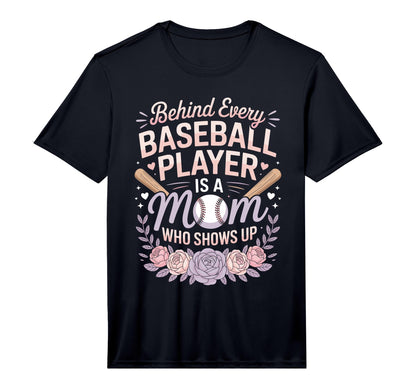 Mens Behind Every Baseball Player Is T-Shirt - Streetwear Style for Adults - T-Shirt, Sweatshirt, Hoodie