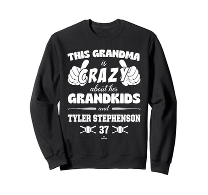 Grandma Crazy Tyler Stephenson Sweatshirt - Unique Graphic for Adults - T-Shirt, Sweatshirt, Hoodie