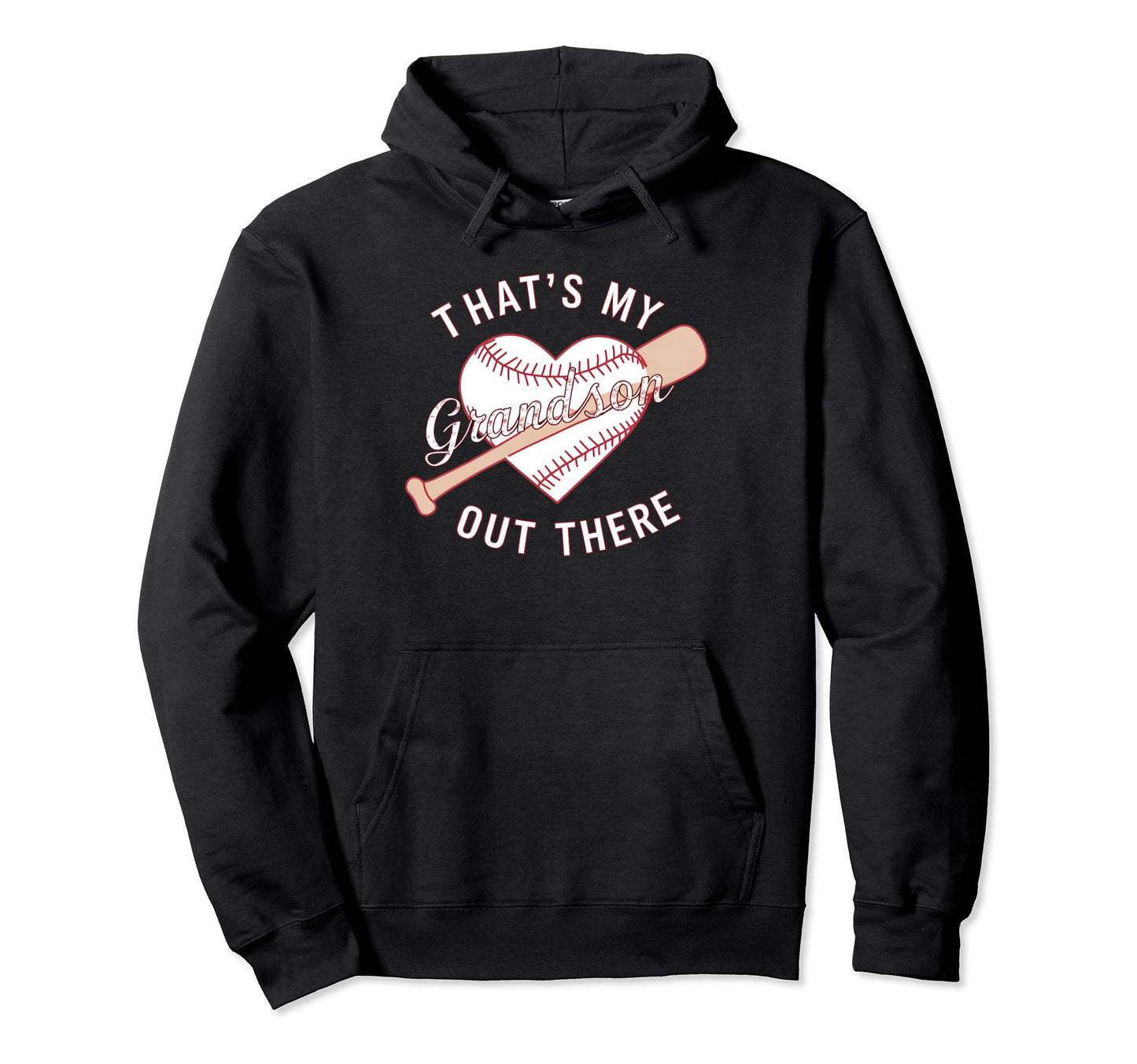 Thats My Grandson Out There Baseball Hoodie - Streetwear Style Men Women - T-Shirt, Sweatshirt, Hoodie