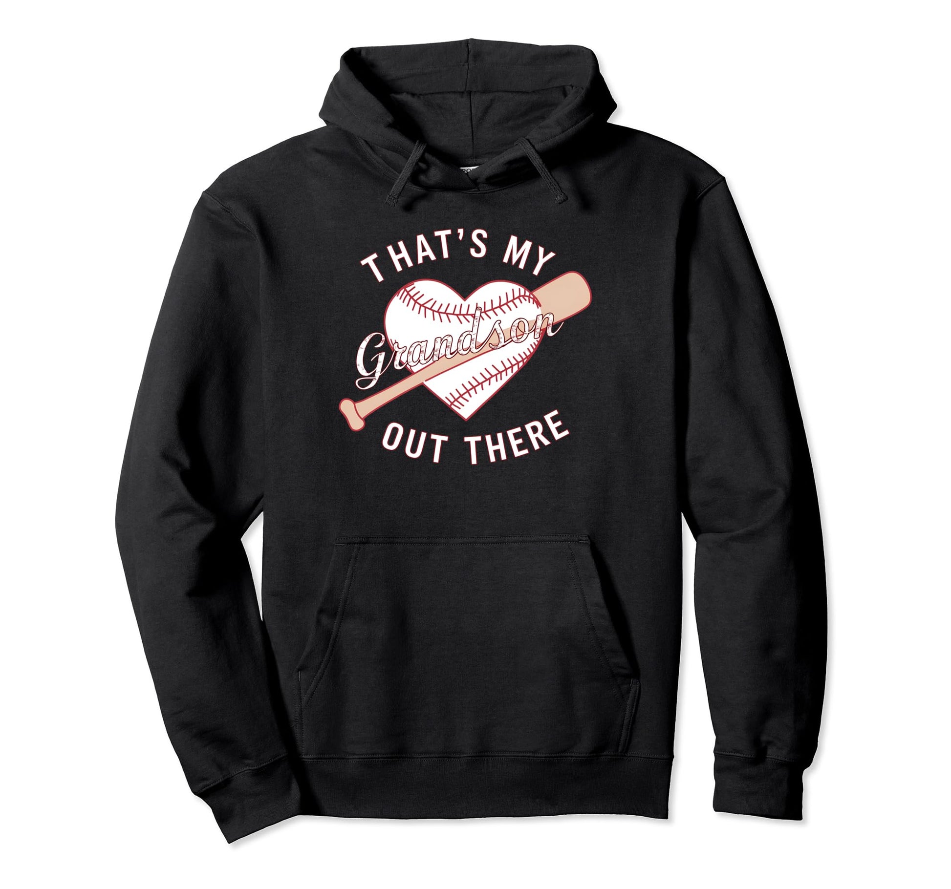 Thats My Grandson Out There Baseball Hoodie - Streetwear Style Men Women - T-Shirt, Sweatshirt, Hoodie