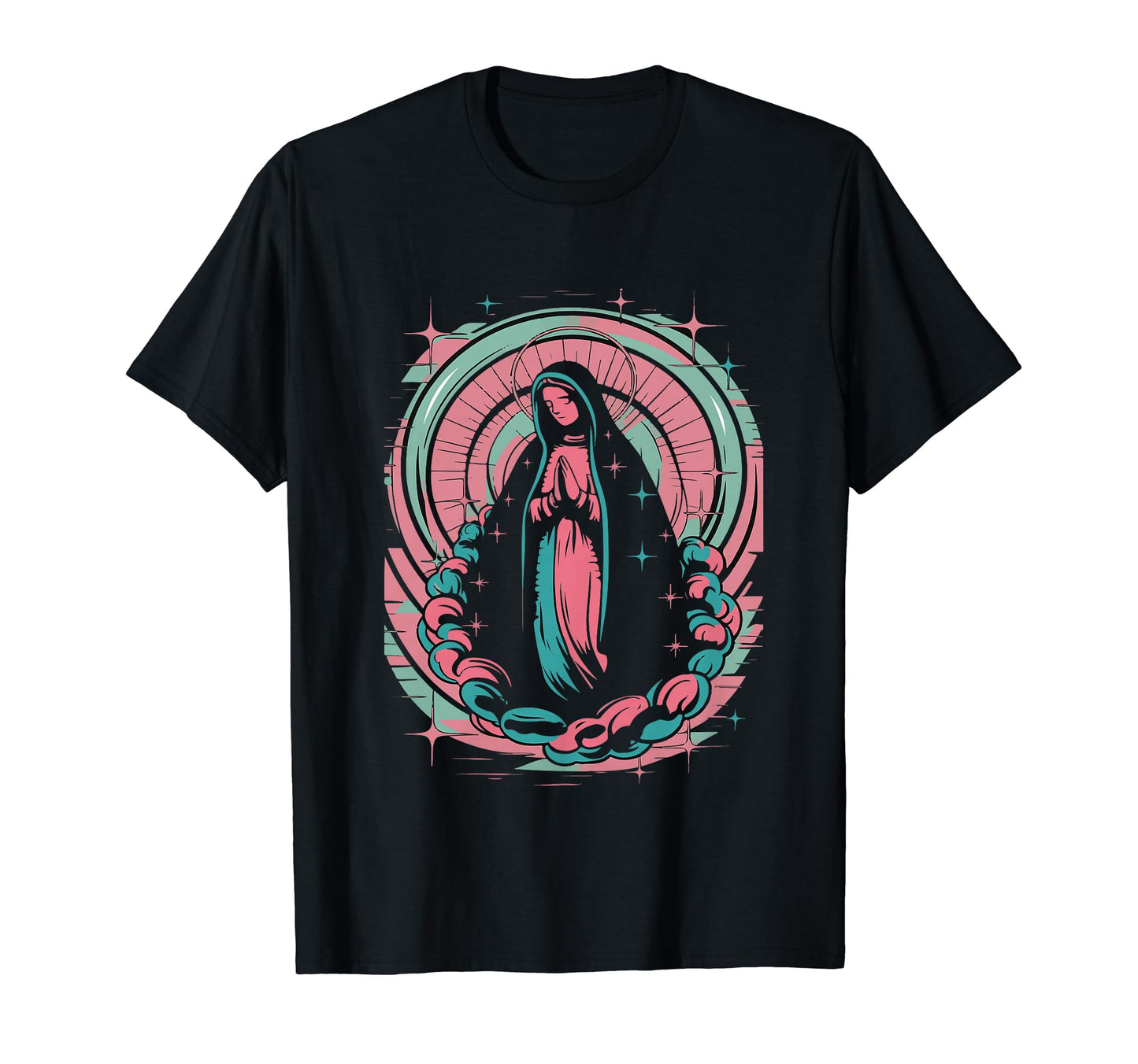Vaporwave Virgin Mary Aesthetic T-Shirt - Trendy Graphic Men Women - T-Shirt, Sweatshirt, Hoodie