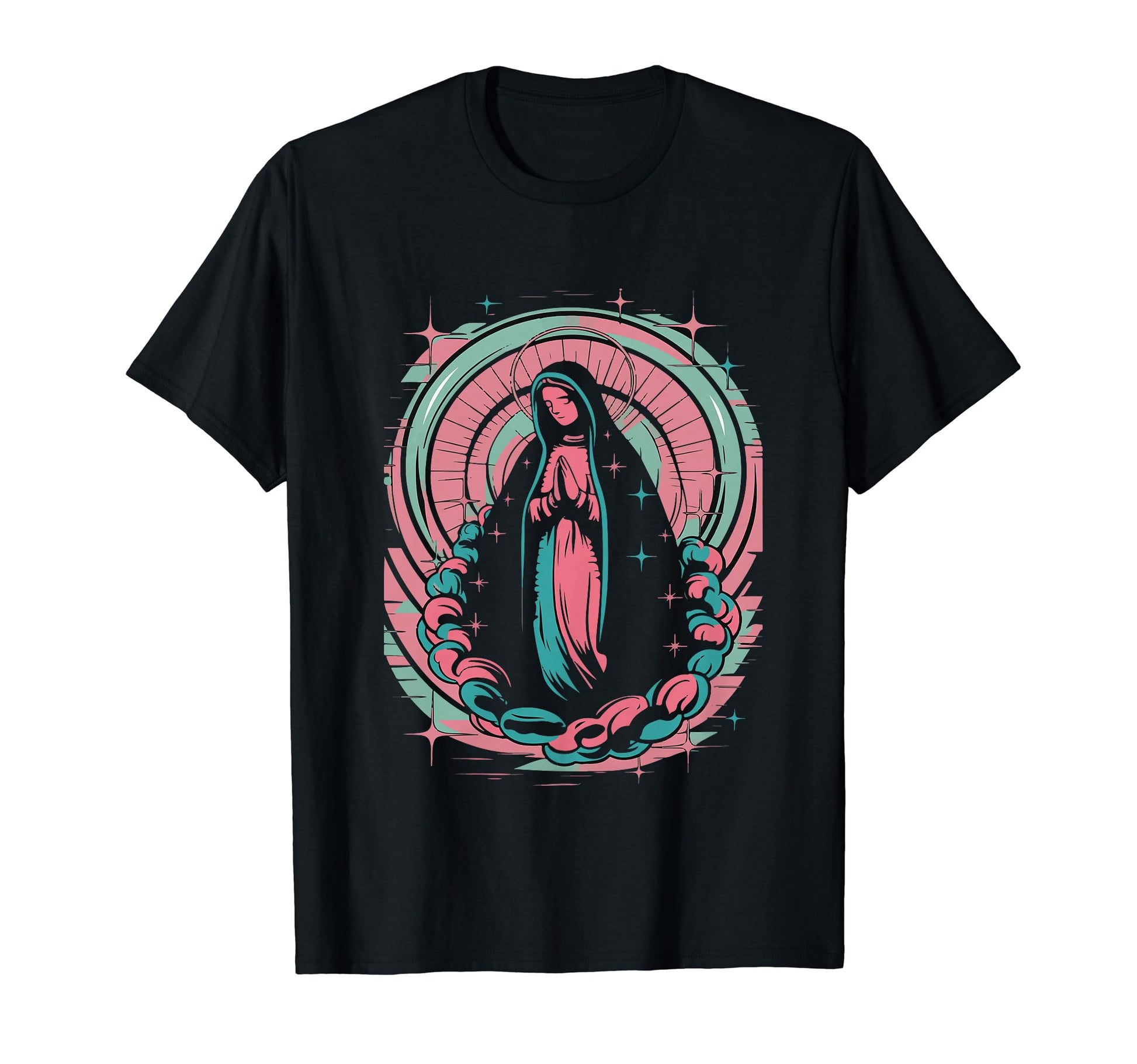 Vaporwave Virgin Mary Aesthetic T-Shirt - Trendy Graphic Men Women - T-Shirt, Sweatshirt, Hoodie