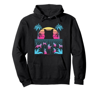 Vaporwave Aesthetic 80S 90S Streetwear Hoodie - Minimalist Print Unisex - T-Shirt, Sweatshirt, Hoodie