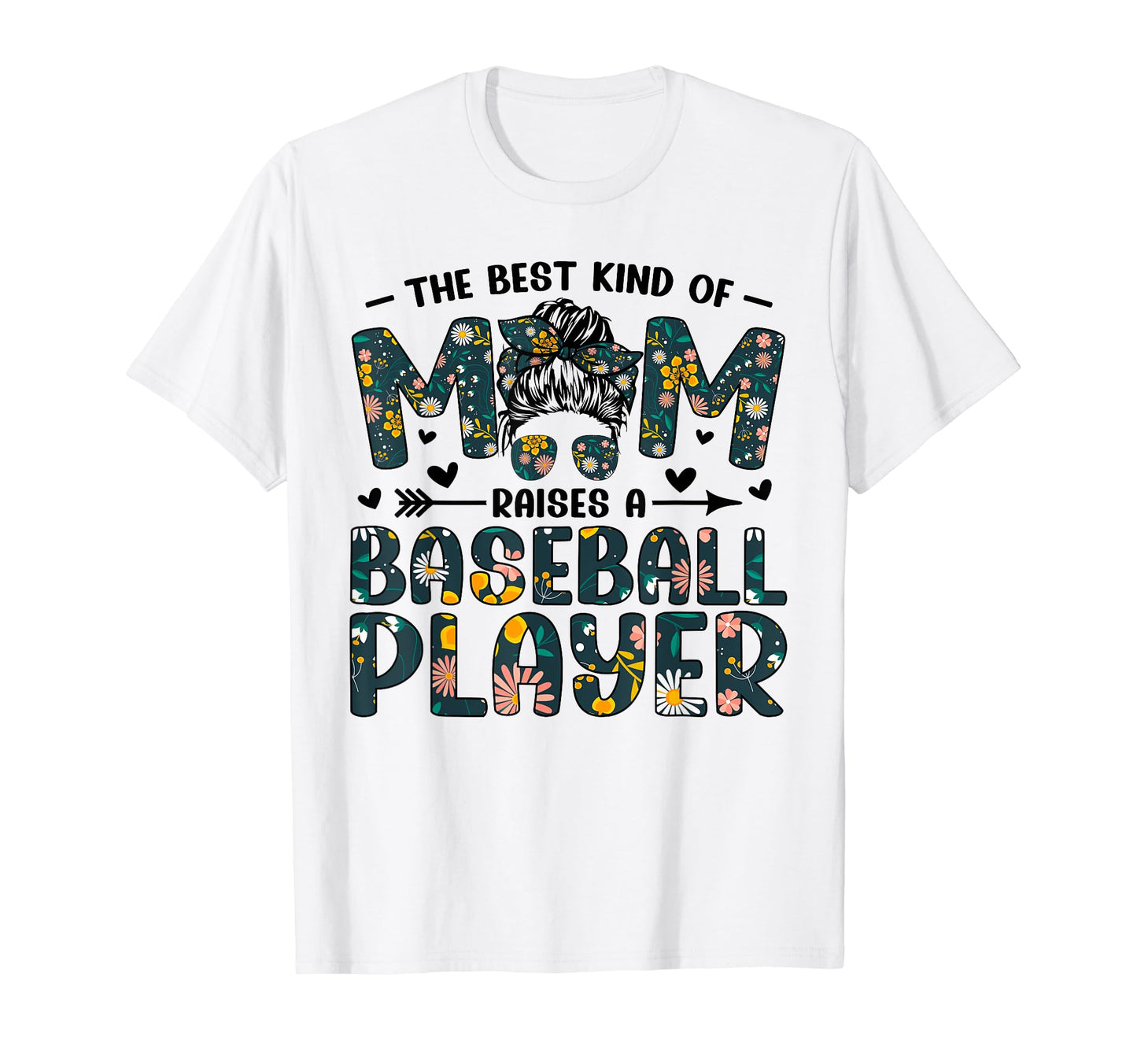 Best Kind Mom Raises Baseball Player T-Shirt - Graphic Print Unisex - T-Shirt, Sweatshirt, Hoodie