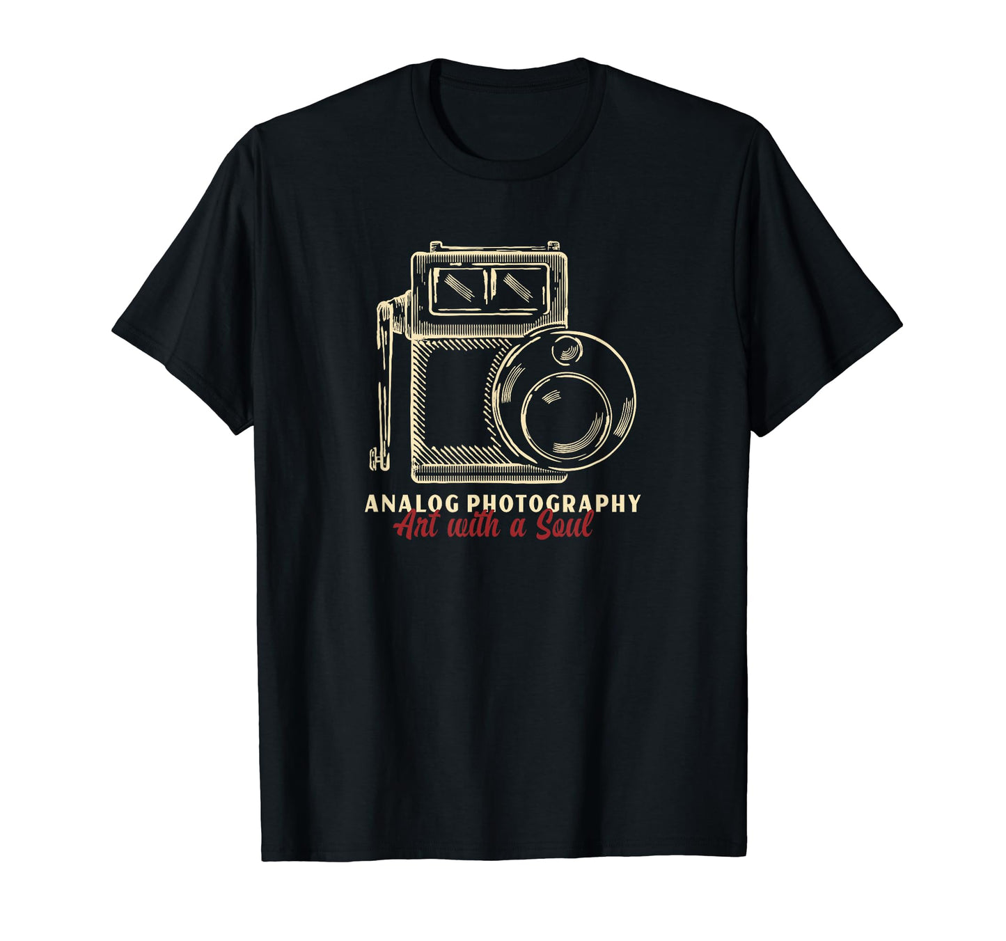 Analog Photography Art Soul Camera T-Shirt - Custom Art Print Unisex - T-Shirt, Sweatshirt, Hoodie