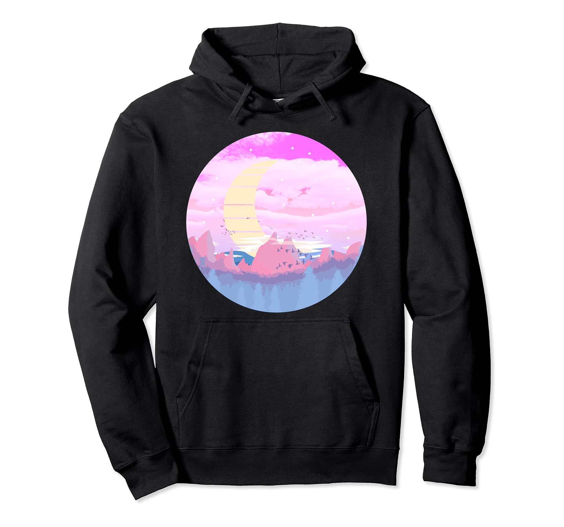 Vaporwave Aesthetic Japanese Kawaii Hoodie - Novelty Apparel for Adults - T-Shirt, Sweatshirt, Hoodie