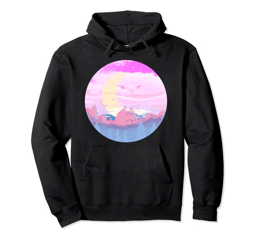 Vaporwave Aesthetic Japanese Kawaii Hoodie - Novelty Apparel for Adults - T-Shirt, Sweatshirt, Hoodie