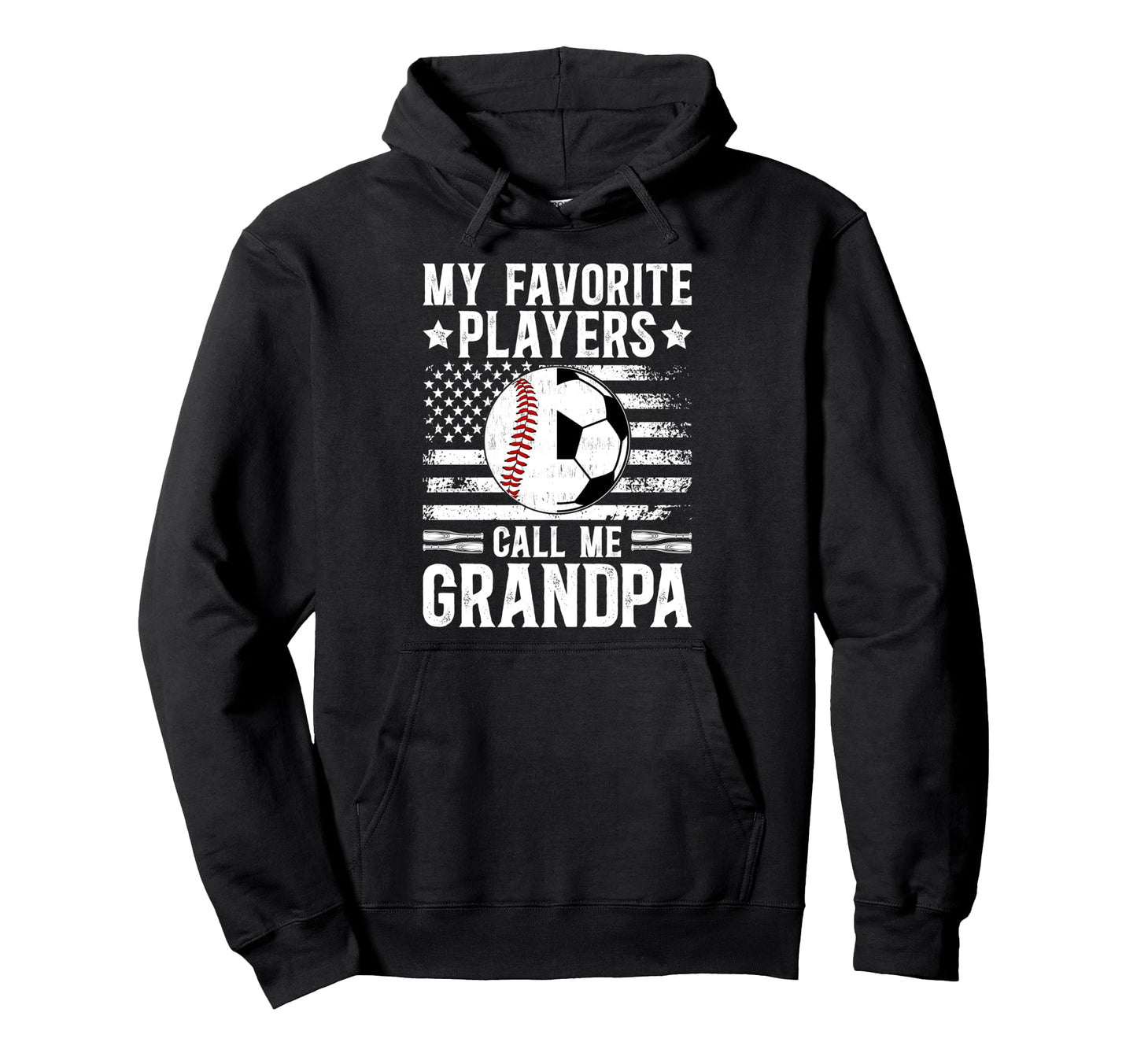 My Favorite Players Call Me Grandpa Hoodie - Streetwear Style for Adults - T-Shirt, Sweatshirt, Hoodie