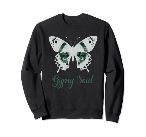 Gypsy Soul Boho Hippie Butterfly Sweatshirt - Casual Everyday Wear Unisex - T-Shirt, Sweatshirt, Hoodie