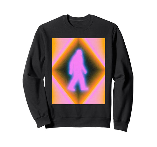 Bigfoot Aura Psychedelic Rainbow Sweatshirt - Casual Everyday Wear Unisex - T-Shirt, Sweatshirt, Hoodie
