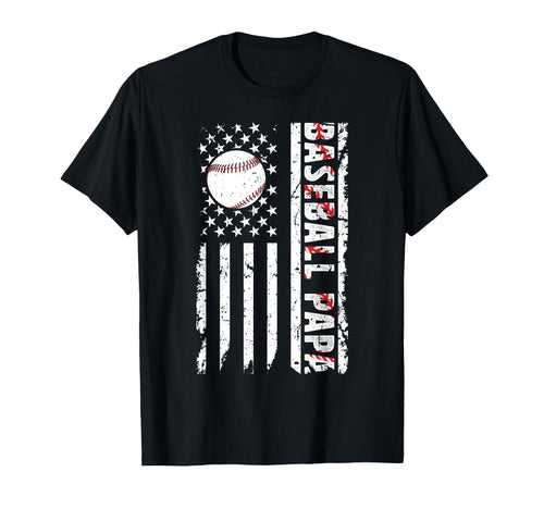 Baseball Papa Baseball Player Papa Us T-Shirt - Aesthetic Graphic Unisex - T-Shirt, Sweatshirt, Hoodie