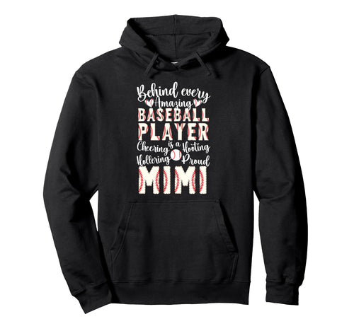 Proud Mimi Baseball Player Mimi Hoodie - Aesthetic Graphic for Adults - T-Shirt, Sweatshirt, Hoodie