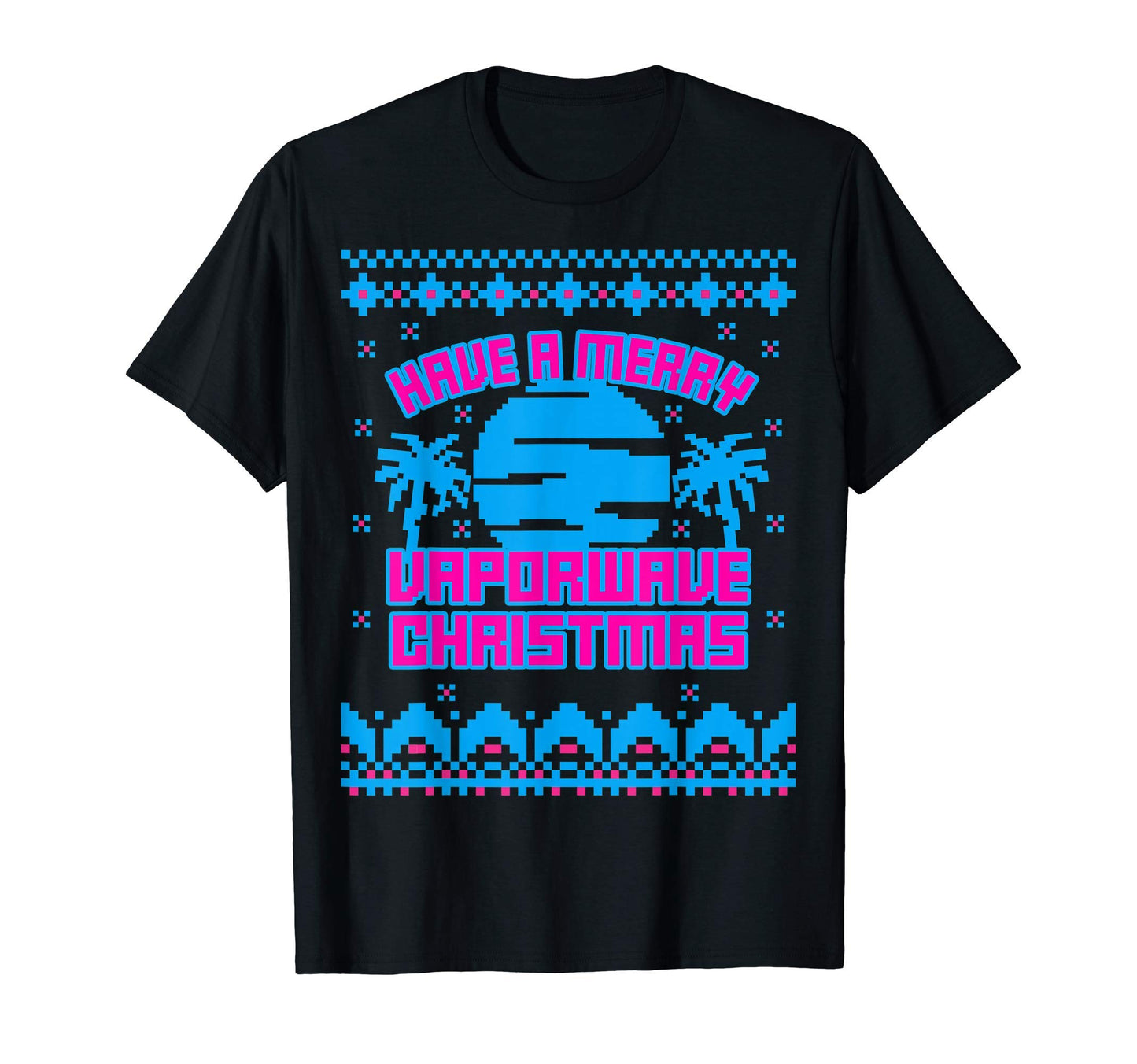Have Merry Vaporwave Aesthetic Ugly T-Shirt - Custom Art Print for Adults - T-Shirt, Sweatshirt, Hoodie