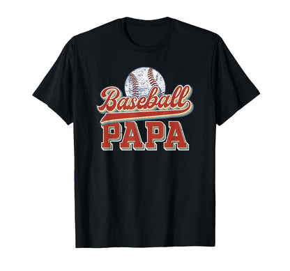 Proud Baseball Papa Grandpa Papa T-Shirt - Streetwear Style Unisex - T-Shirt, Sweatshirt, Hoodie