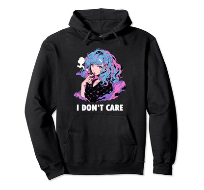 Aesthetic Vaporwave Sad Face Japanese Hoodie - Aesthetic Graphic Unisex - T-Shirt, Sweatshirt, Hoodie