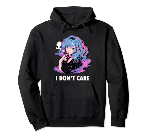 Aesthetic Vaporwave Sad Face Japanese Hoodie - Aesthetic Graphic Unisex - T-Shirt, Sweatshirt, Hoodie
