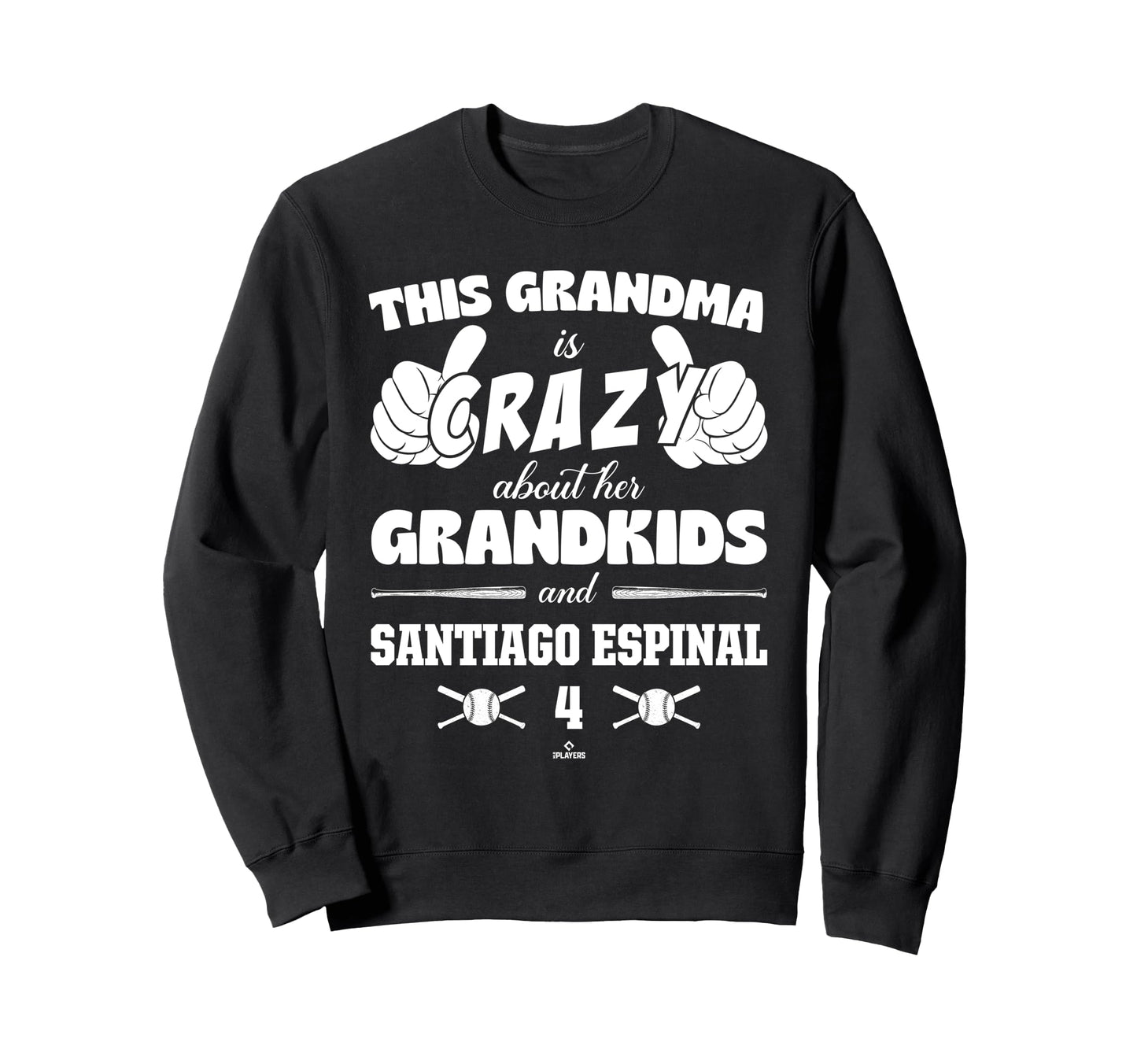 Grandma Crazy Santiago Espinal Sweatshirt - Trendy Graphic for Adults - T-Shirt, Sweatshirt, Hoodie