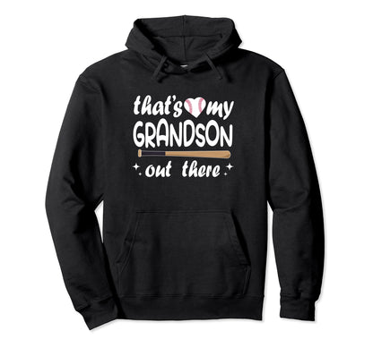 Funny Thats My Grandson Out There Grandpa Hoodie - Unique Graphic Unisex - T-Shirt, Sweatshirt, Hoodie