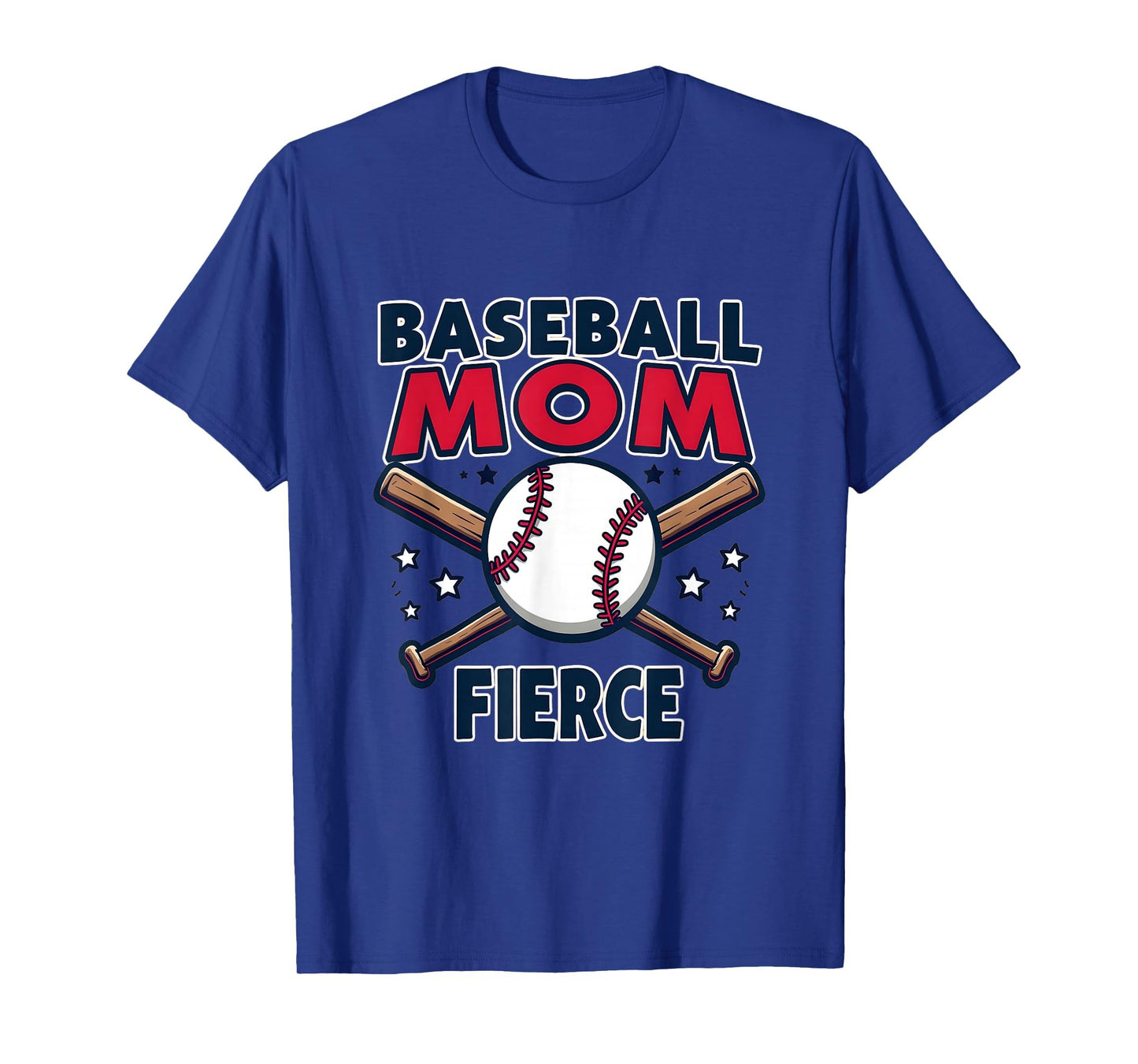 Baseball Mom Fierce T-Shirt - Unique Graphic for Adults - T-Shirt, Sweatshirt, Hoodie