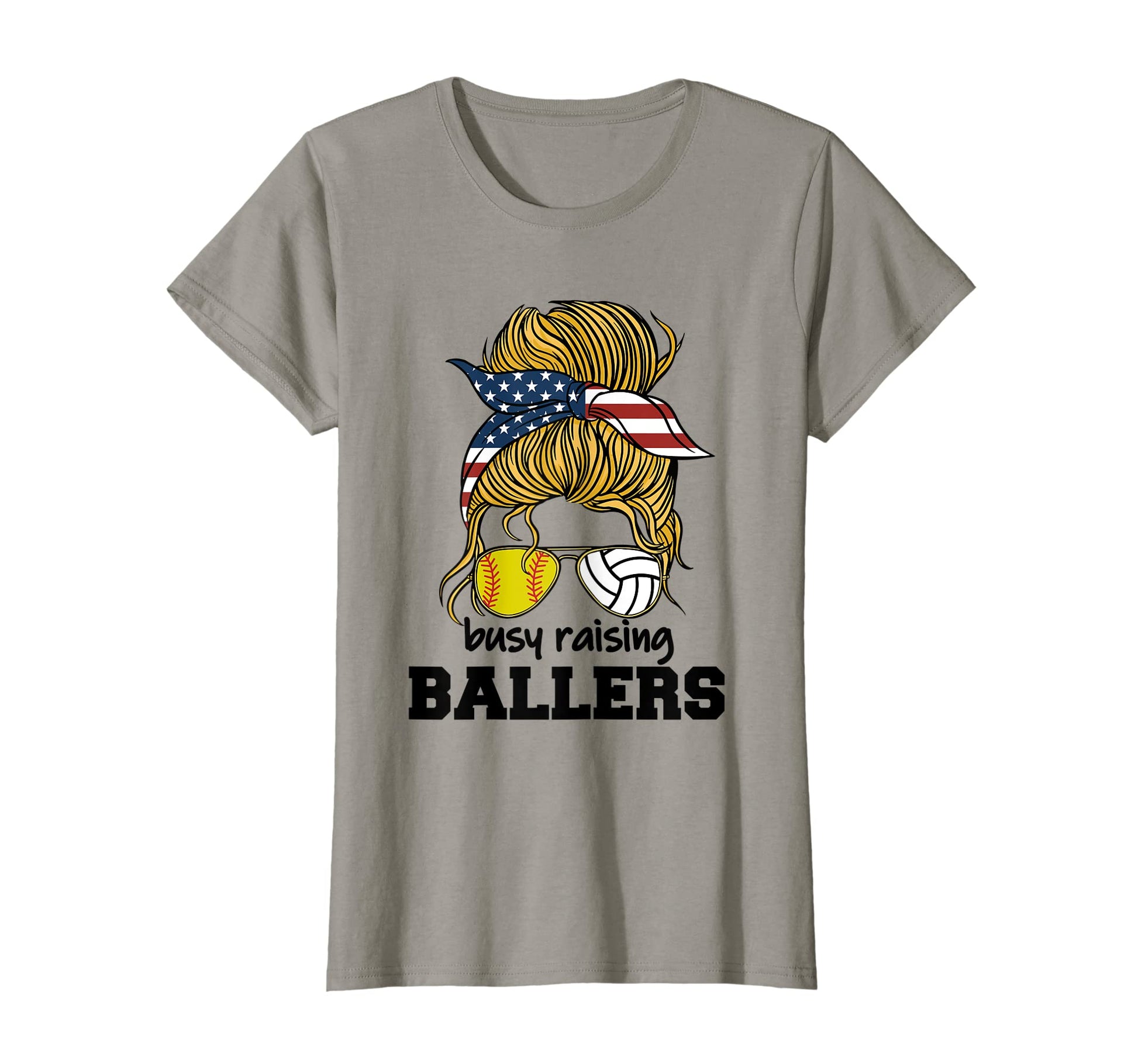 Womens Softball And Volleyball Mom T-Shirt - Casual Everyday Wear Unisex - T-Shirt, Sweatshirt, Hoodie